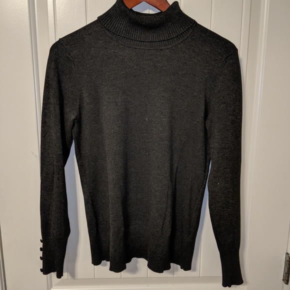 cute black turtleneck